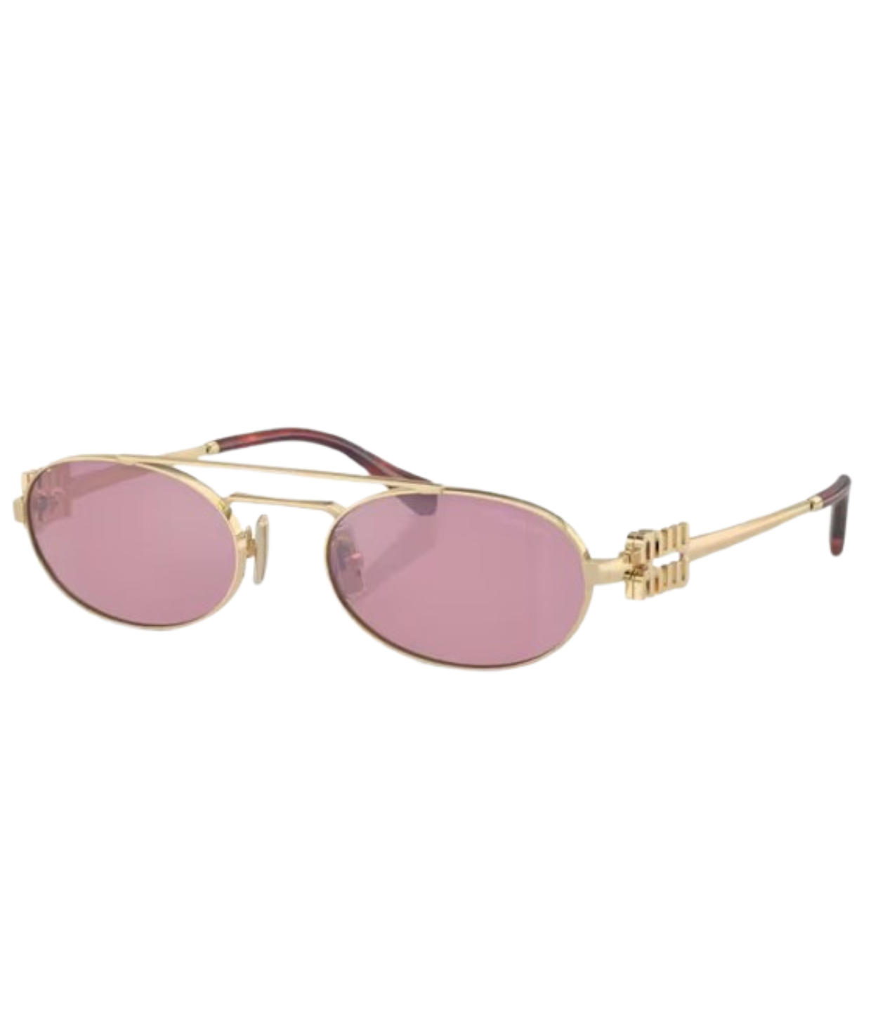 Pale Gold-Dark Pink Silver