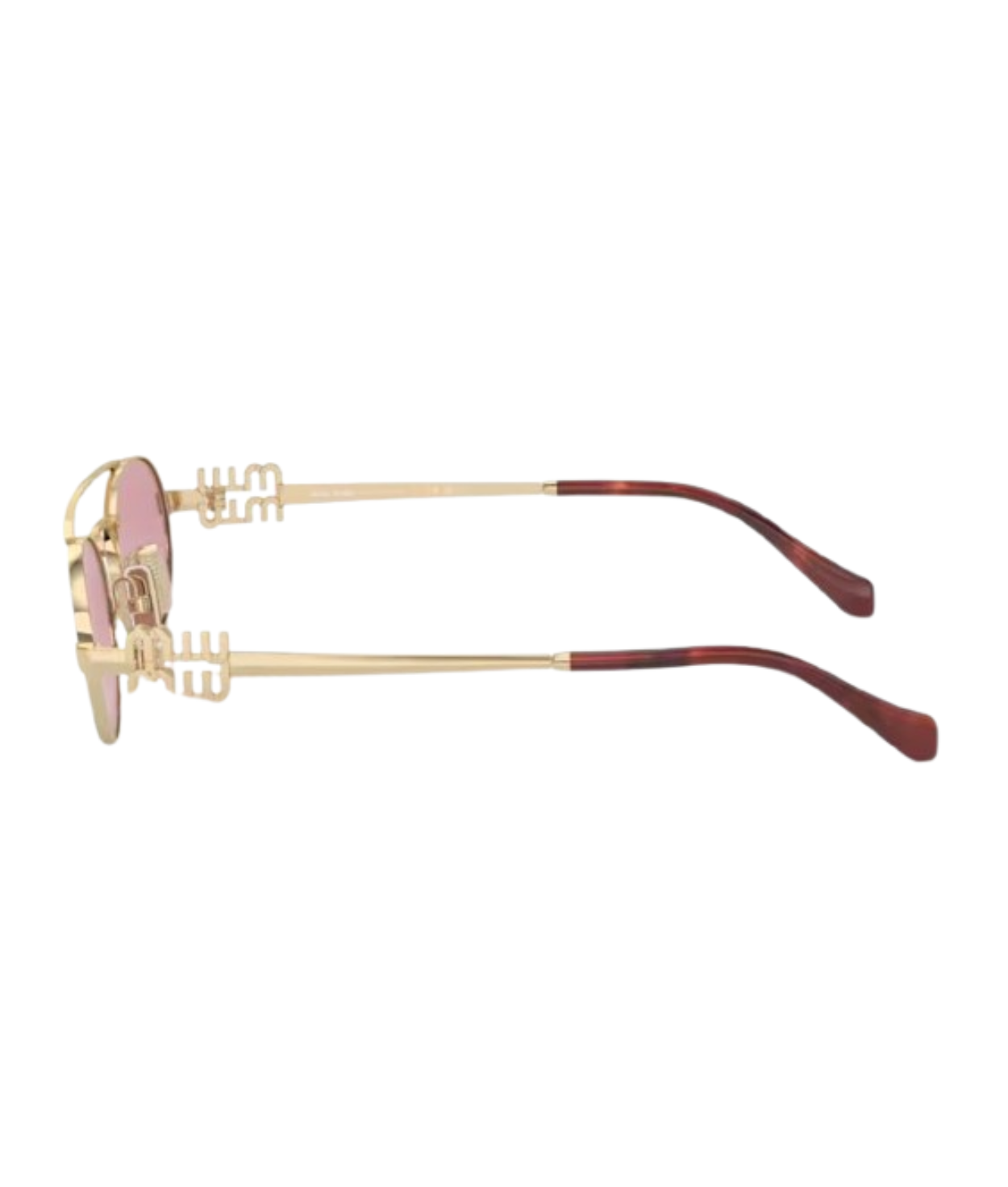 Pale Gold-Dark Pink Silver