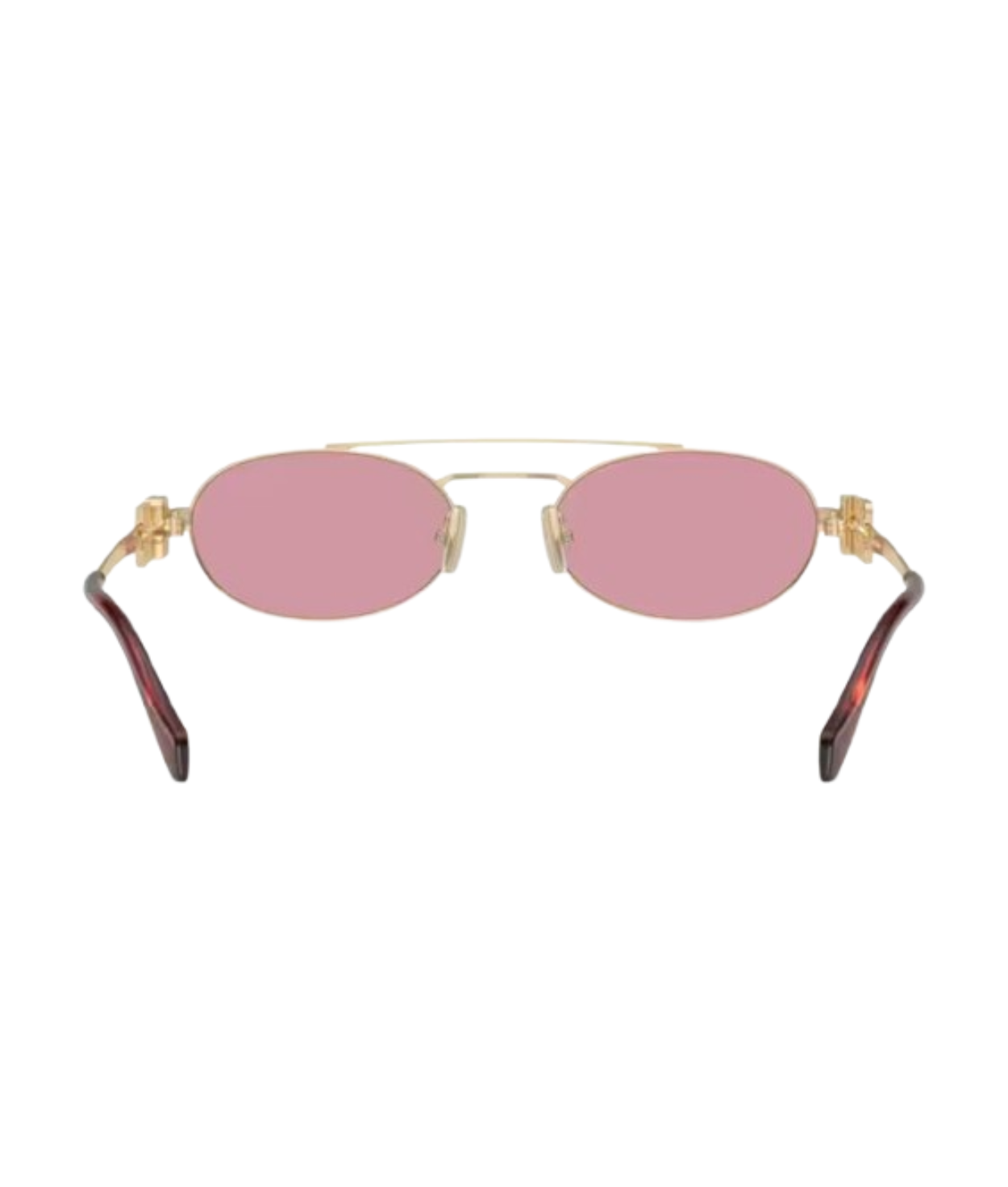 Pale Gold-Dark Pink Silver