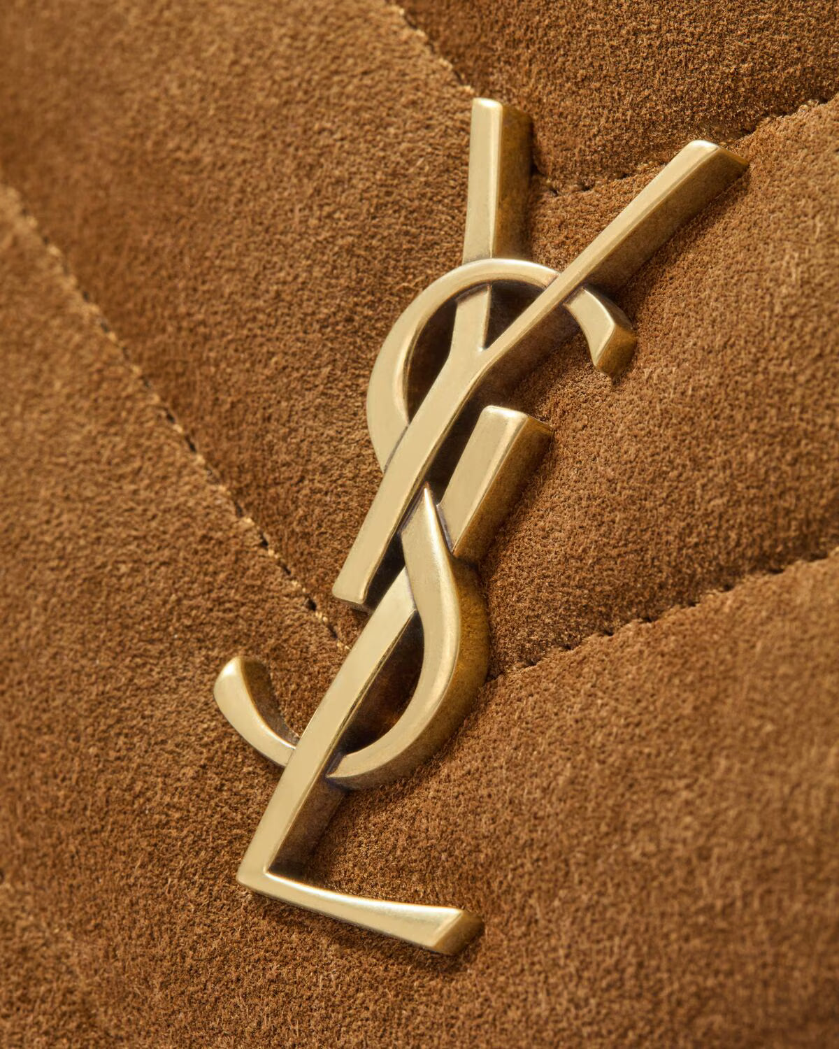Loulou Camera Bag in Matelasse Suede