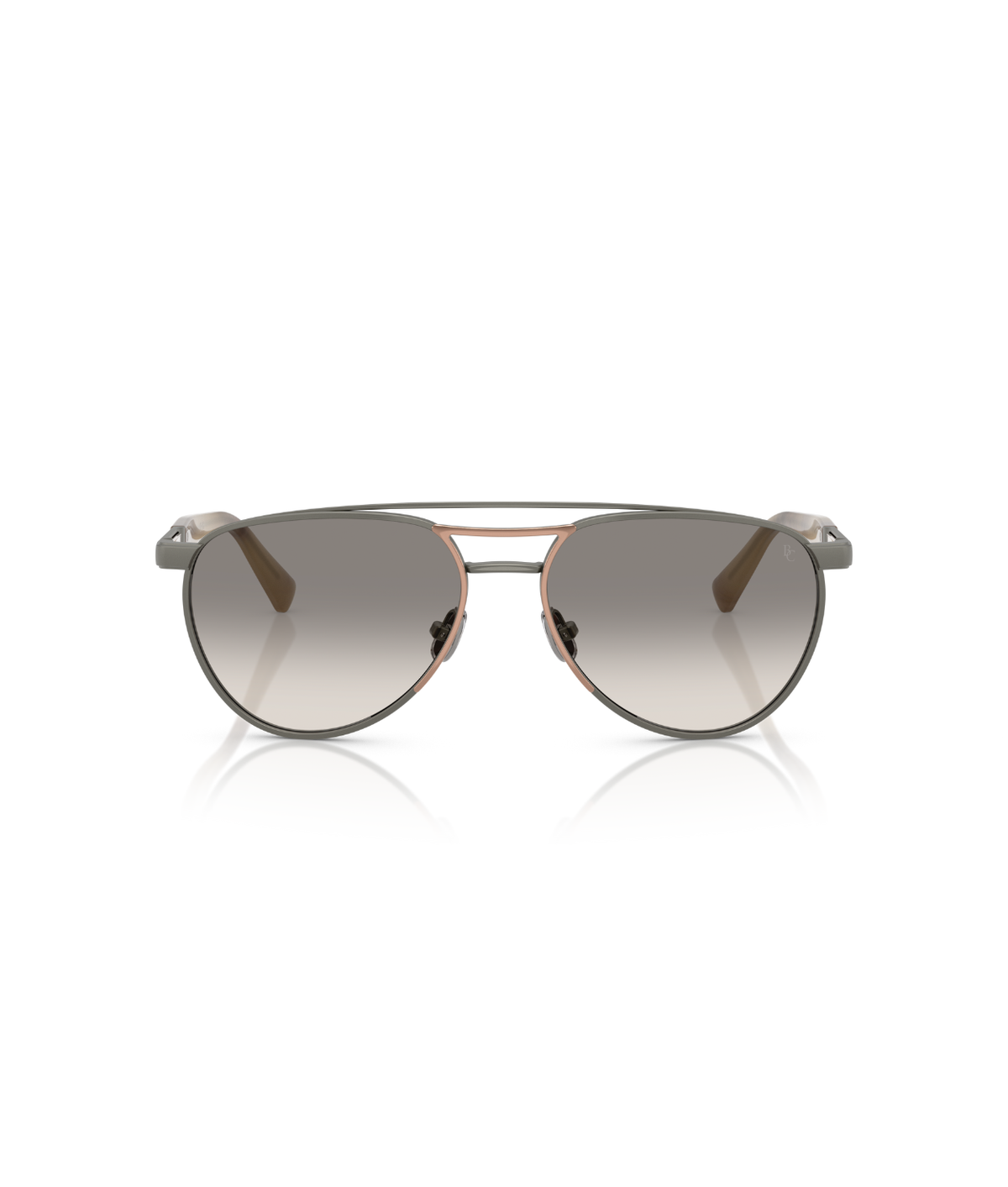 Matte Gunmetal/Rose Gold-Clear Gradient Grey