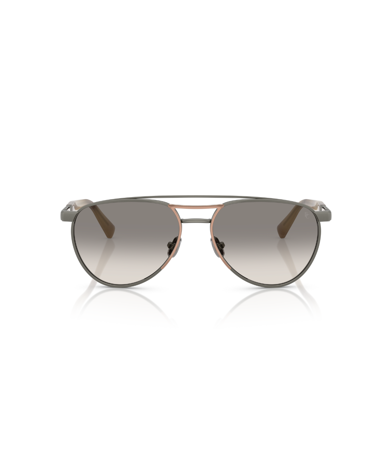 Matte Gunmetal/Rose Gold-Clear Gradient Grey