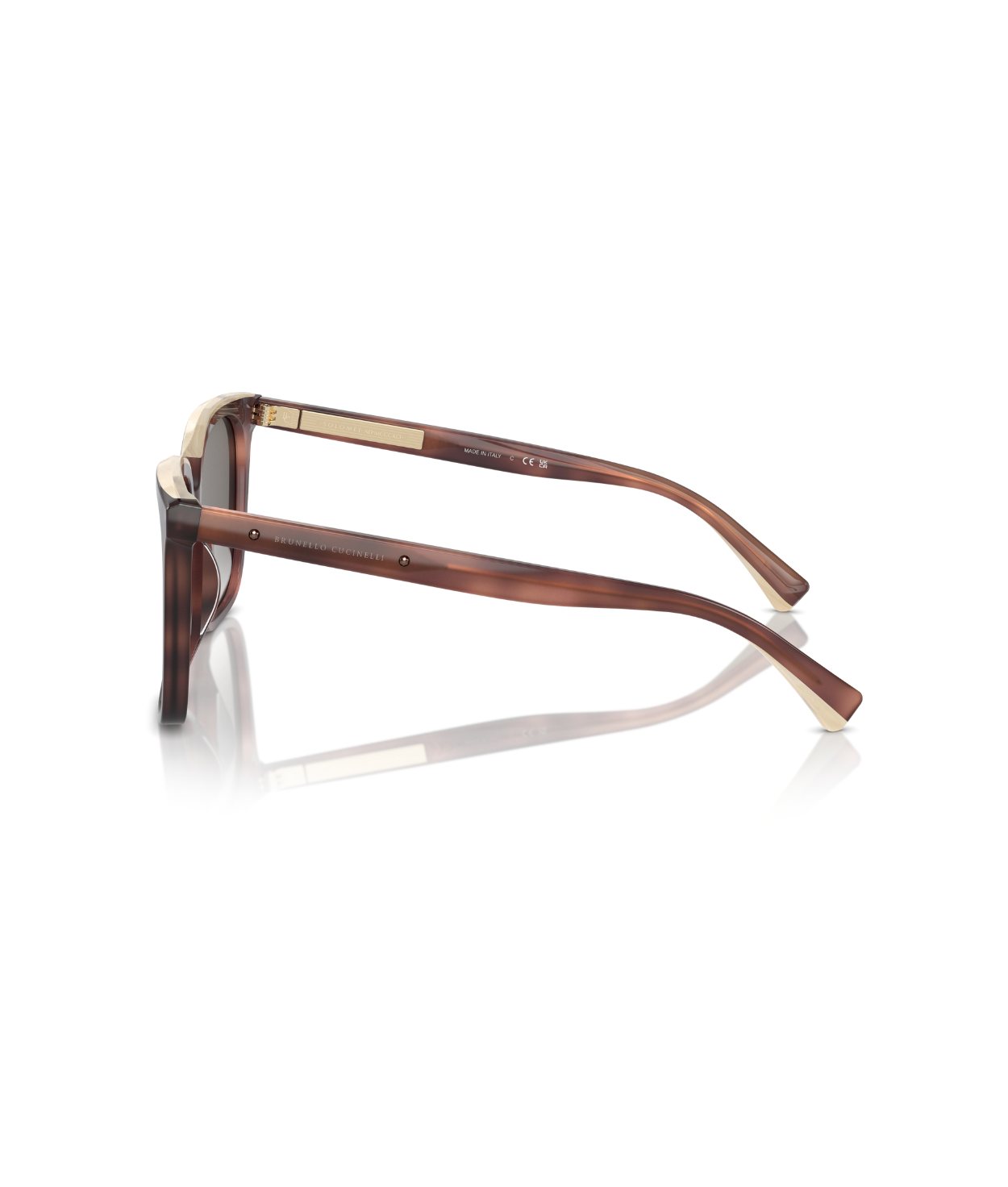Havana ortensia/panama-Gradient grey mirror silver