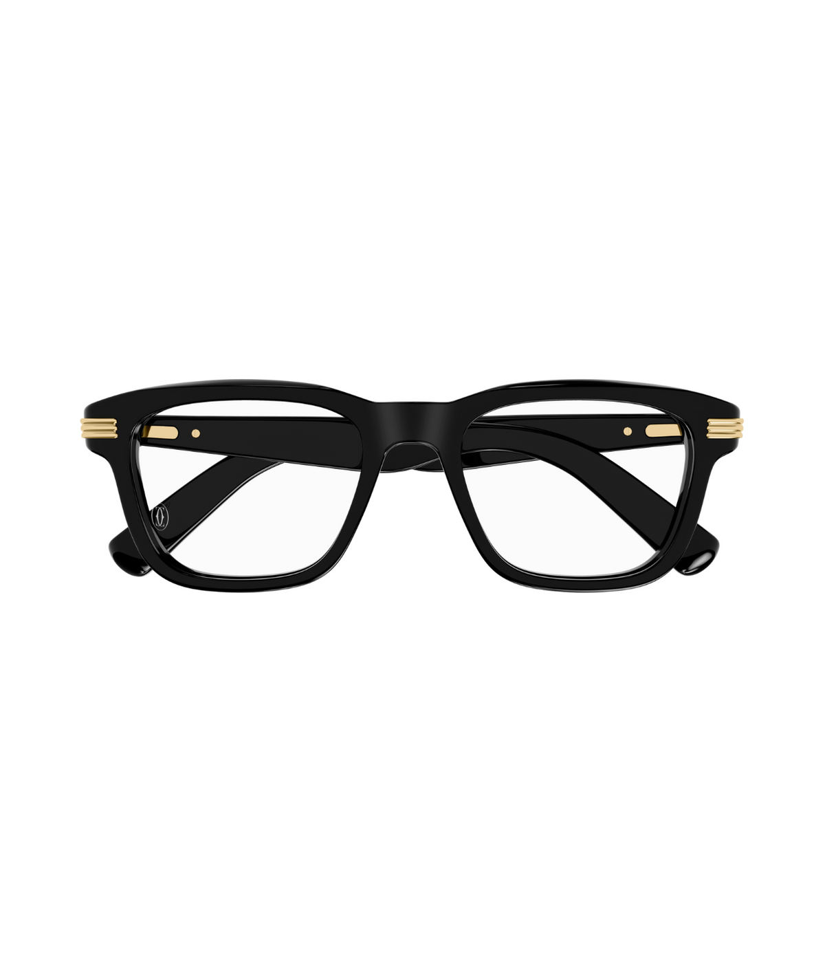 Cartier Première CT0444O square eyeglasses in Black, front view