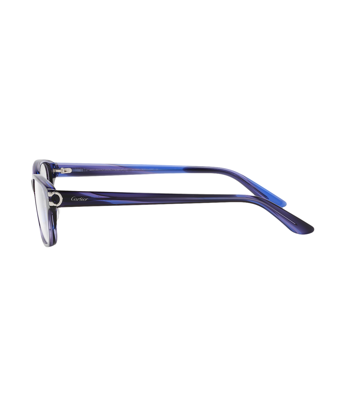 Cartier Signature C CT0457OJ rectangle eyeglasses in Havana, side view