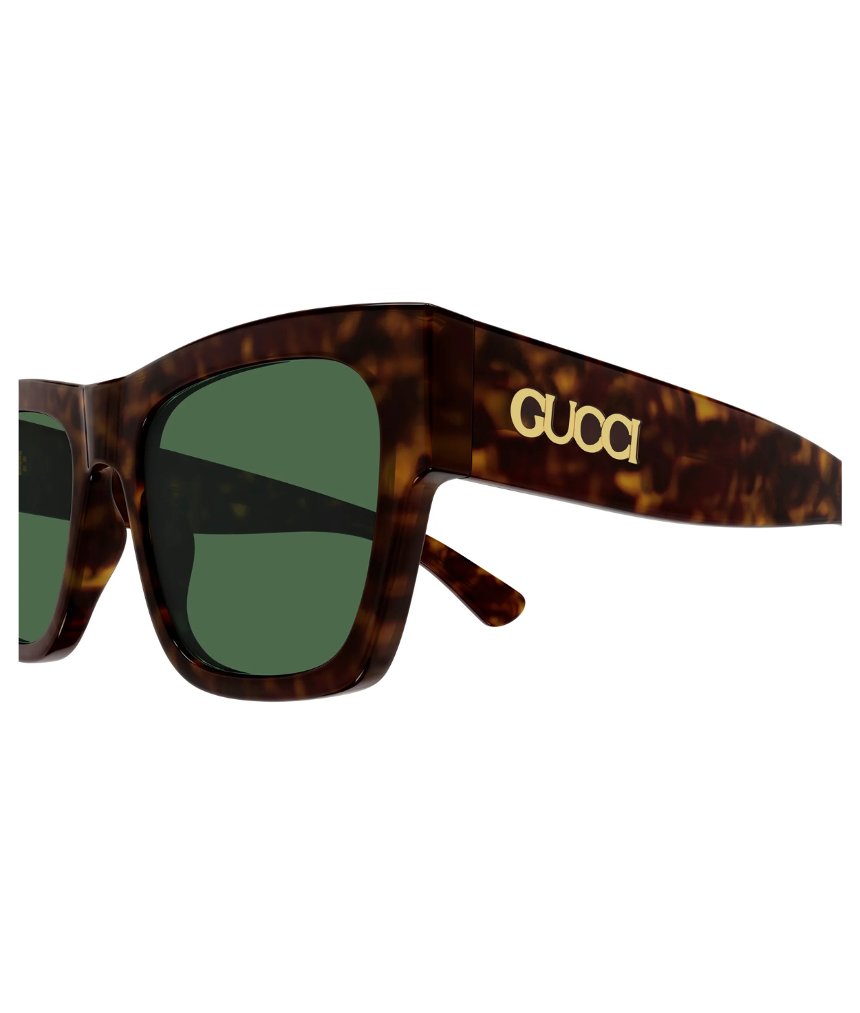 Shiny Dark Havana-Dark Green