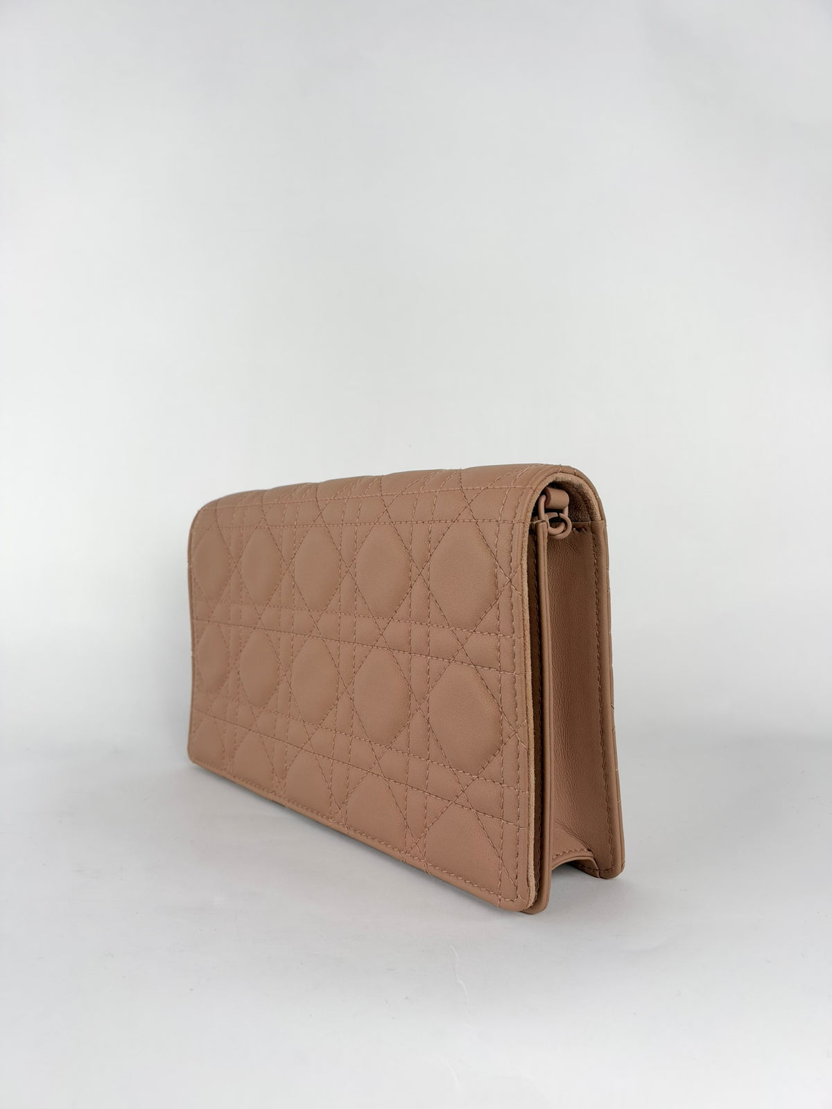 Christian Dior Ultramatte Lady Dior Wallet on Chain Blush