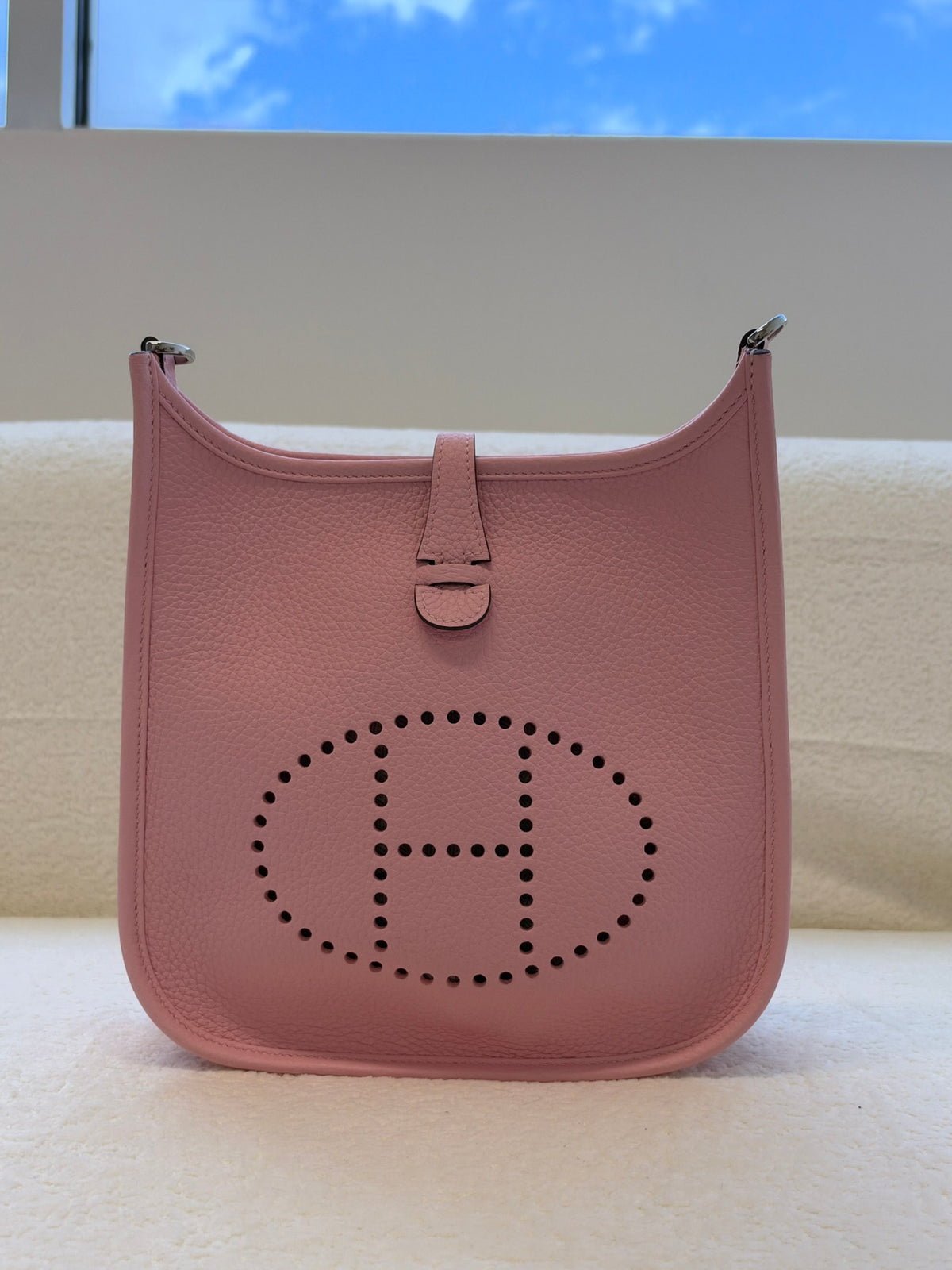 Hermès Evelyne Bag Rose Sakura 23