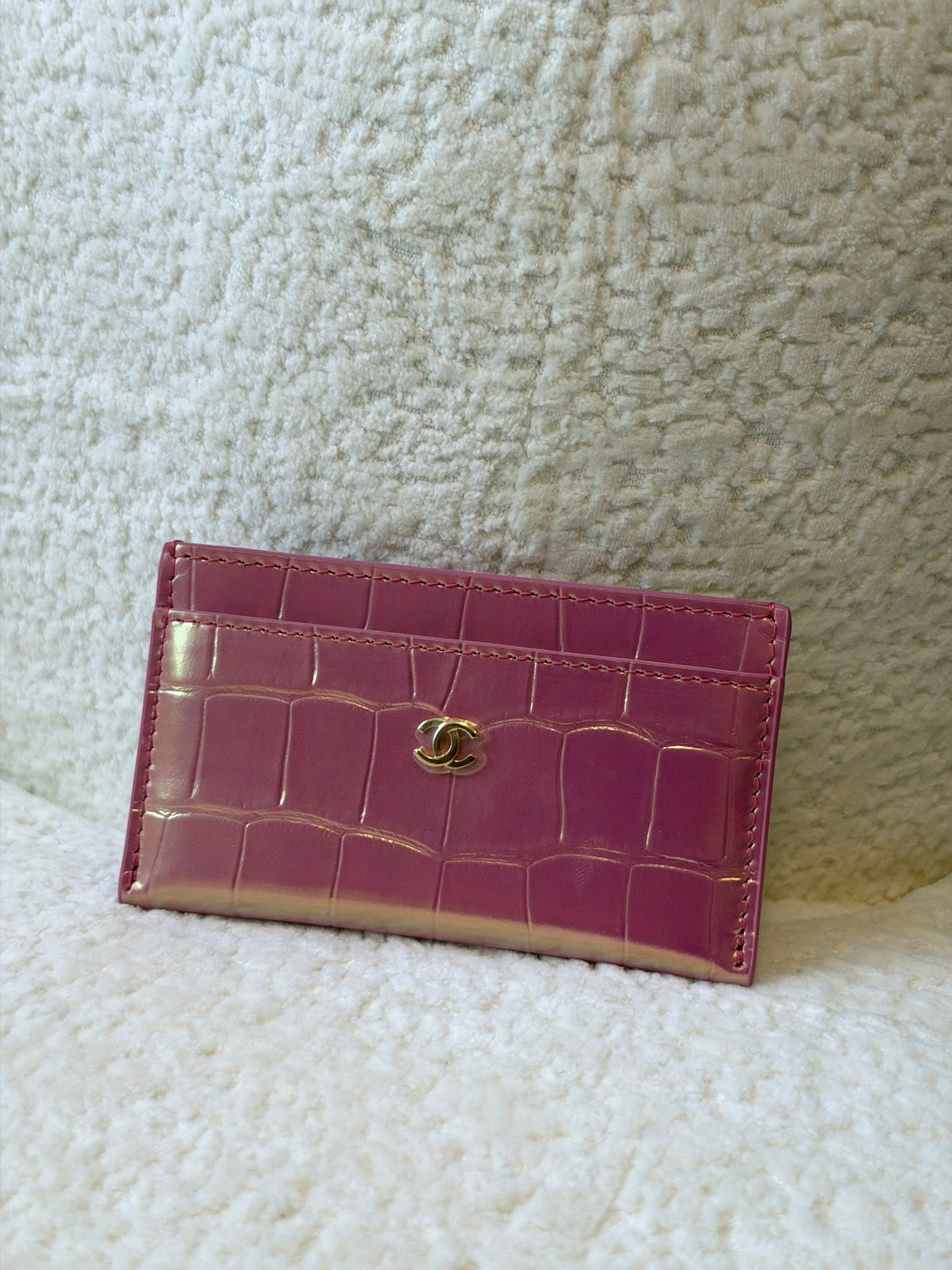 Chanel Card Holder Pink