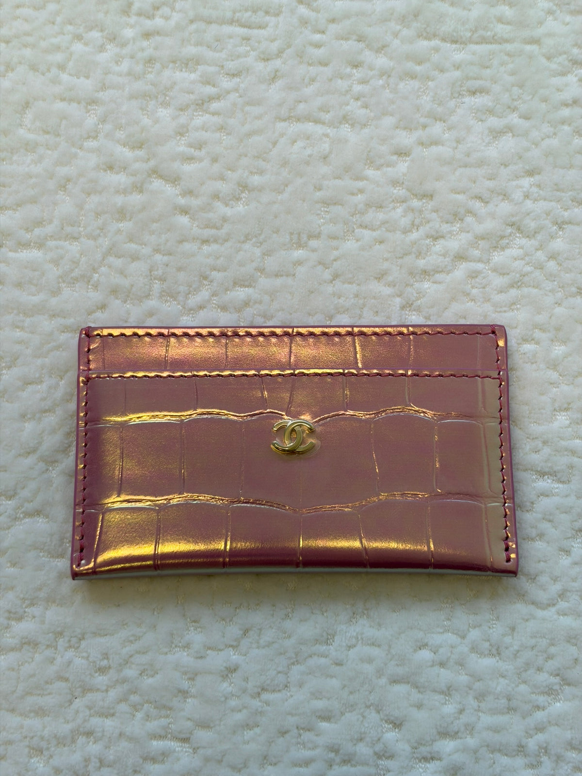 Chanel Card Holder Pink