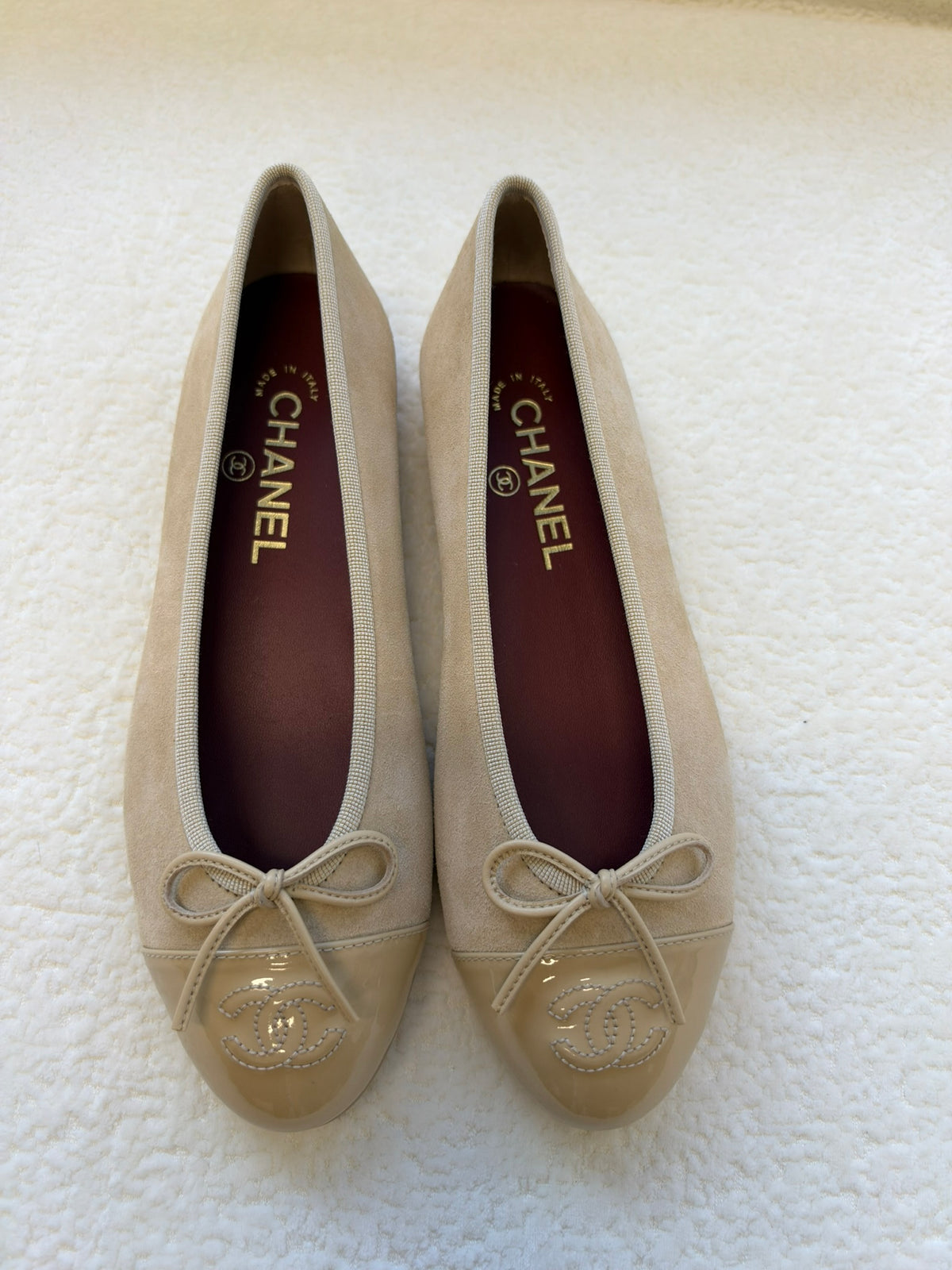 Chanel Ballet Flat Beige 37,5