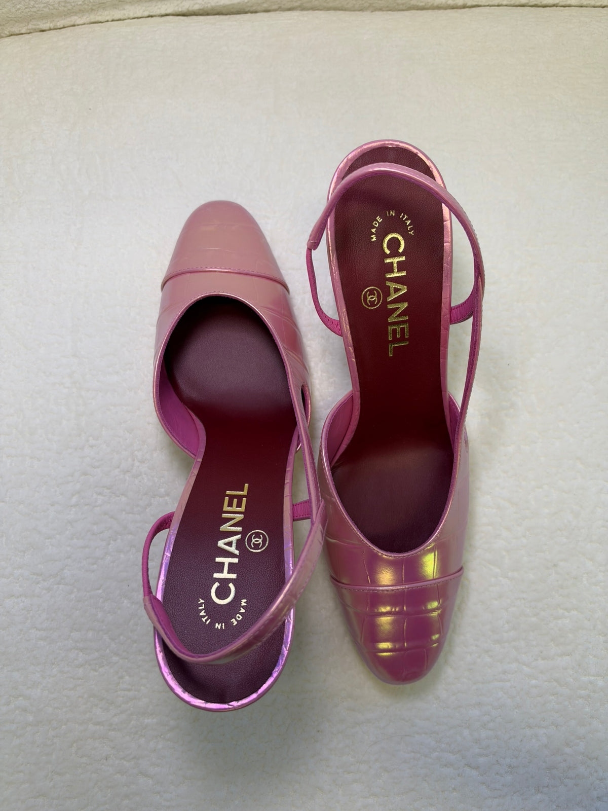Chanel Slingback Pink