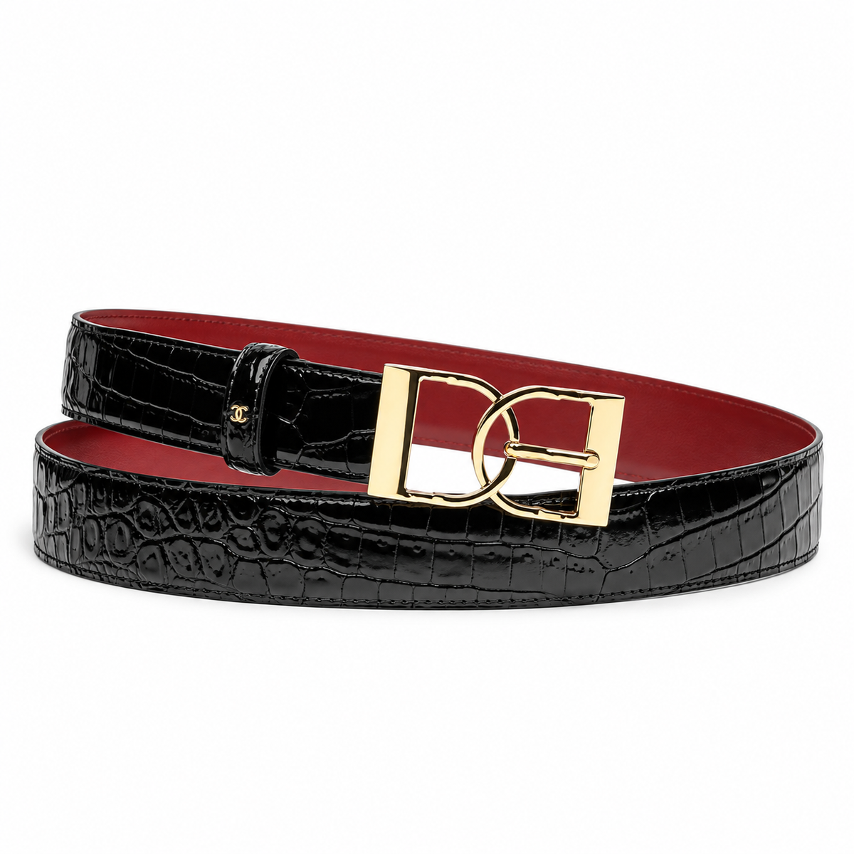 Chanel Belt Black / Gold