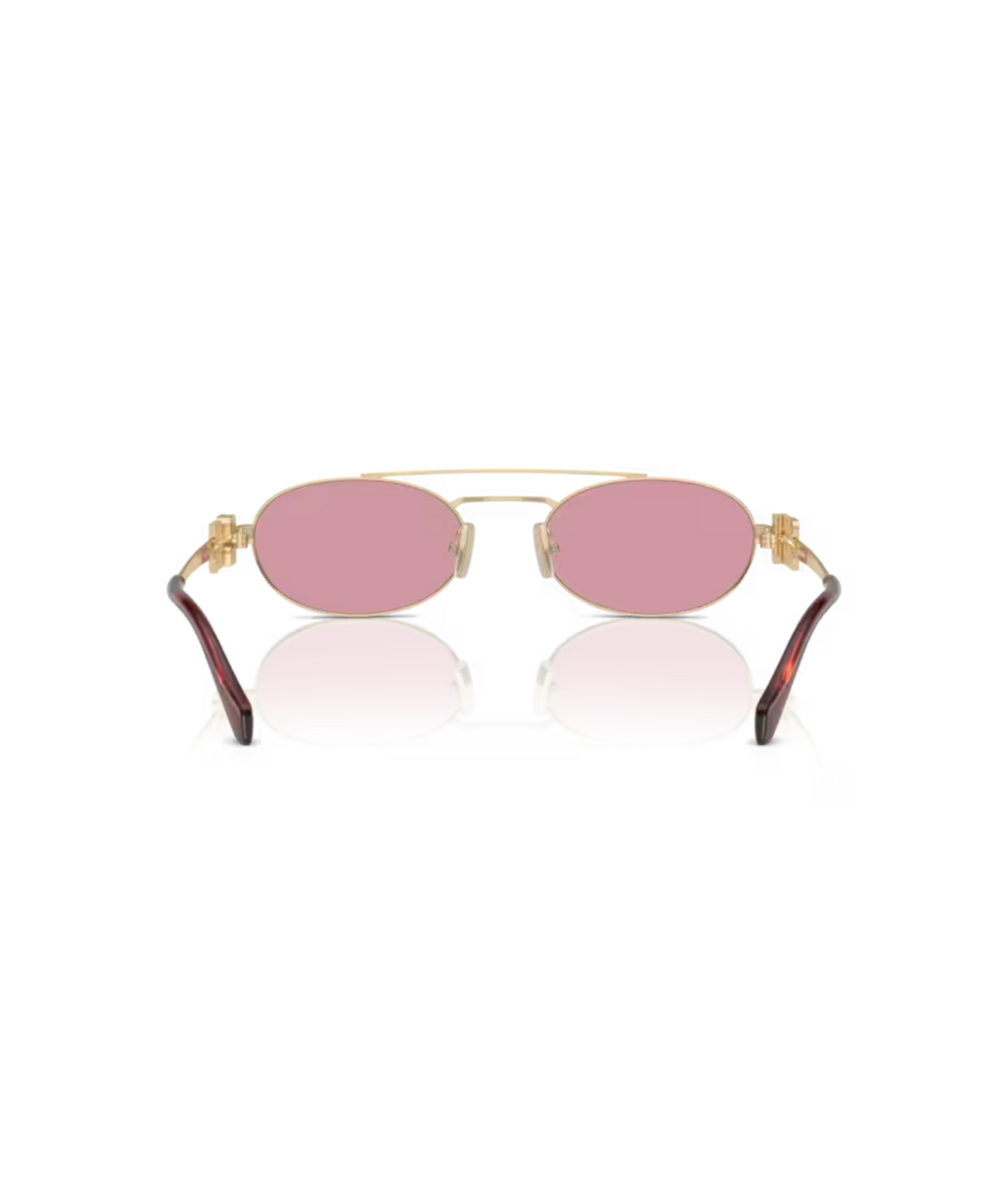 Pale Gold-Dark Pink Silver