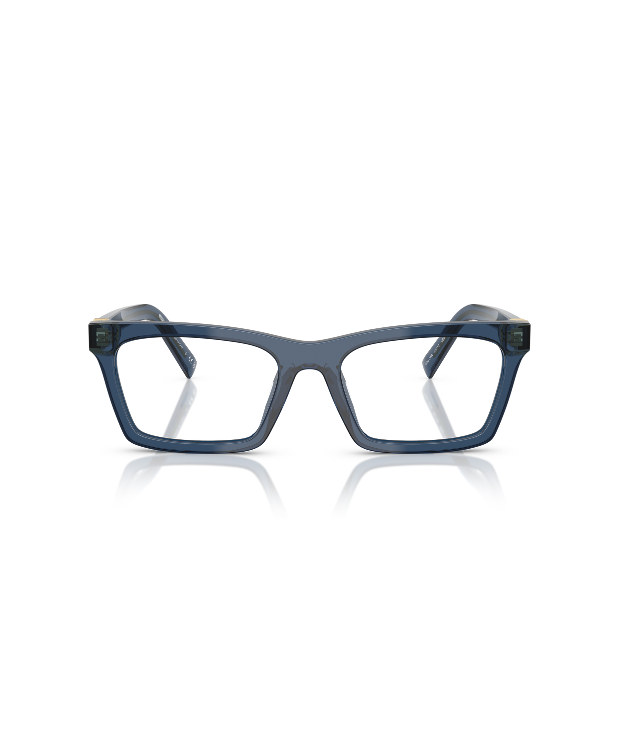 Blue transparent