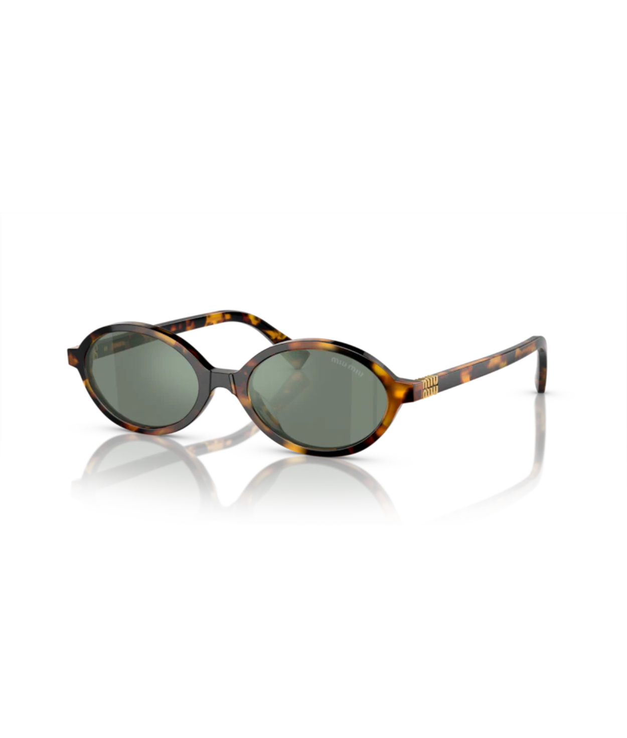 Honey Havana- Green Mirror Internal Silver
