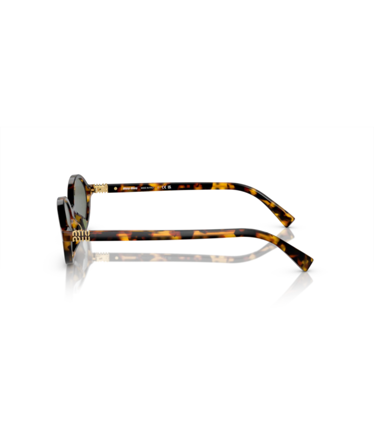 Honey Havana- Green Mirror Internal Silver