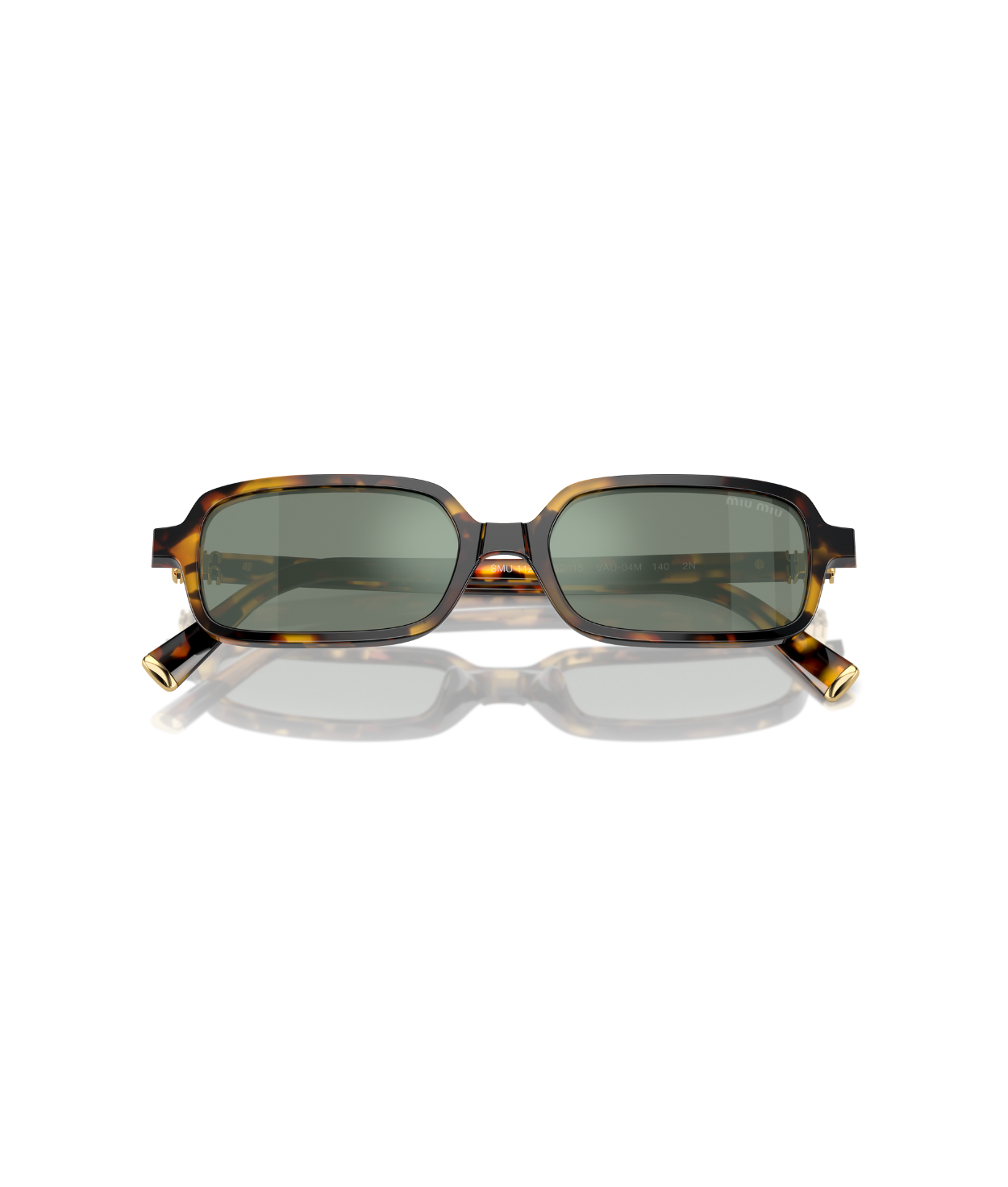 Honey Havana- Green Mirror Internal Silver