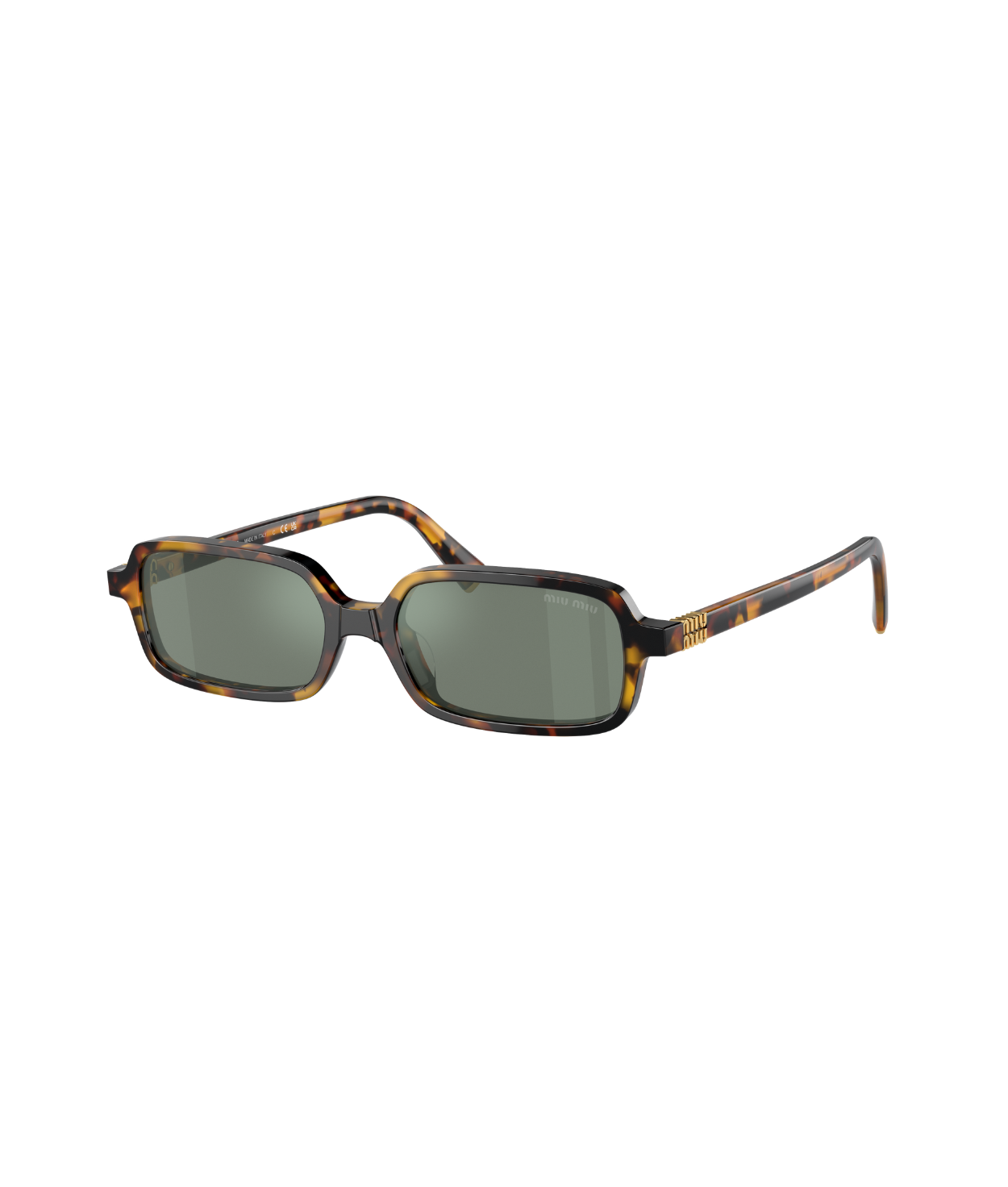 Honey Havana- Green Mirror Internal Silver