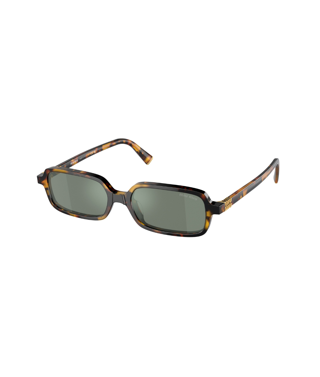 Honey Havana- Green Mirror Internal Silver