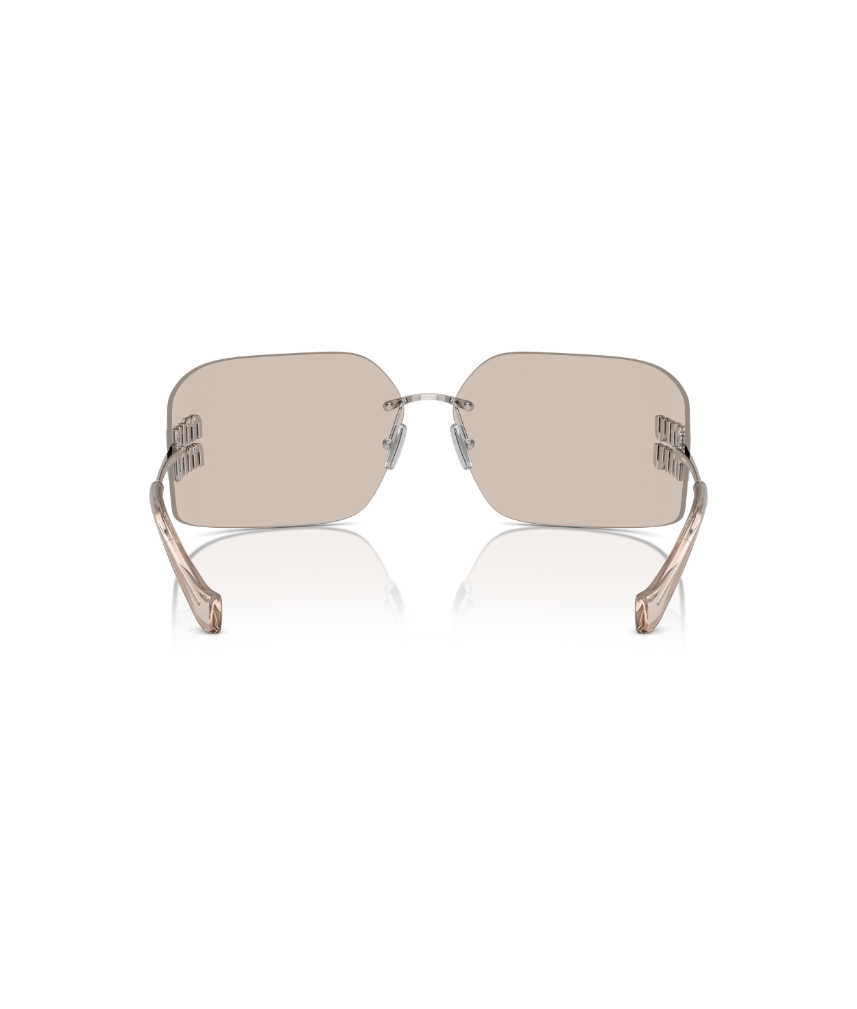 Silver-Ivory mirror