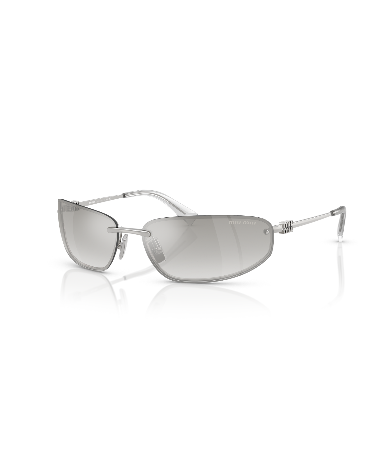 Silver-Clear Silver Gradient