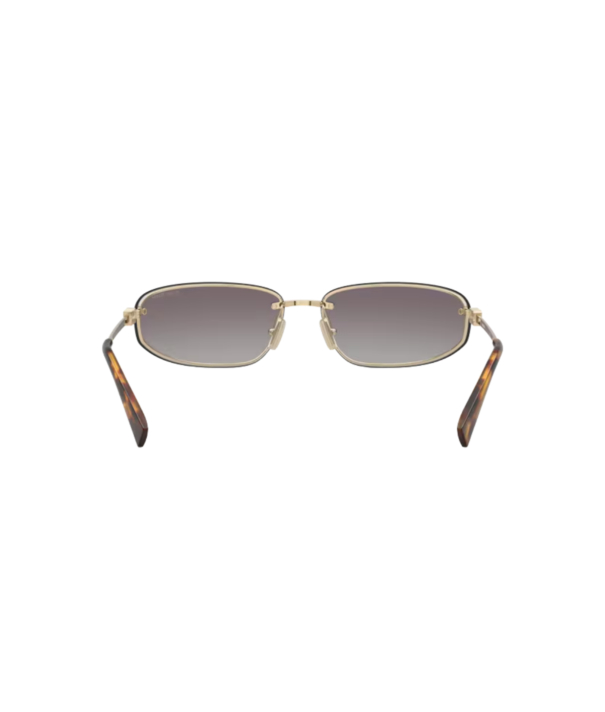 Pale gold-Gradient blue mirror silver