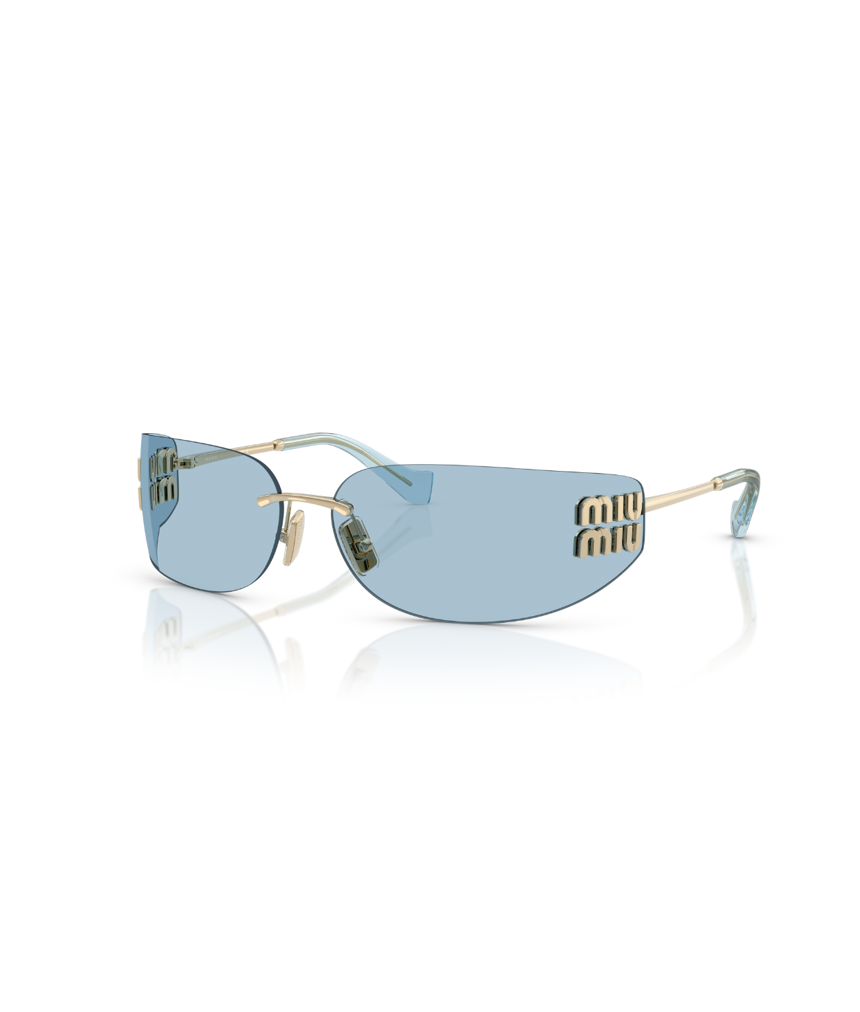 Pale Gold-Light Blue