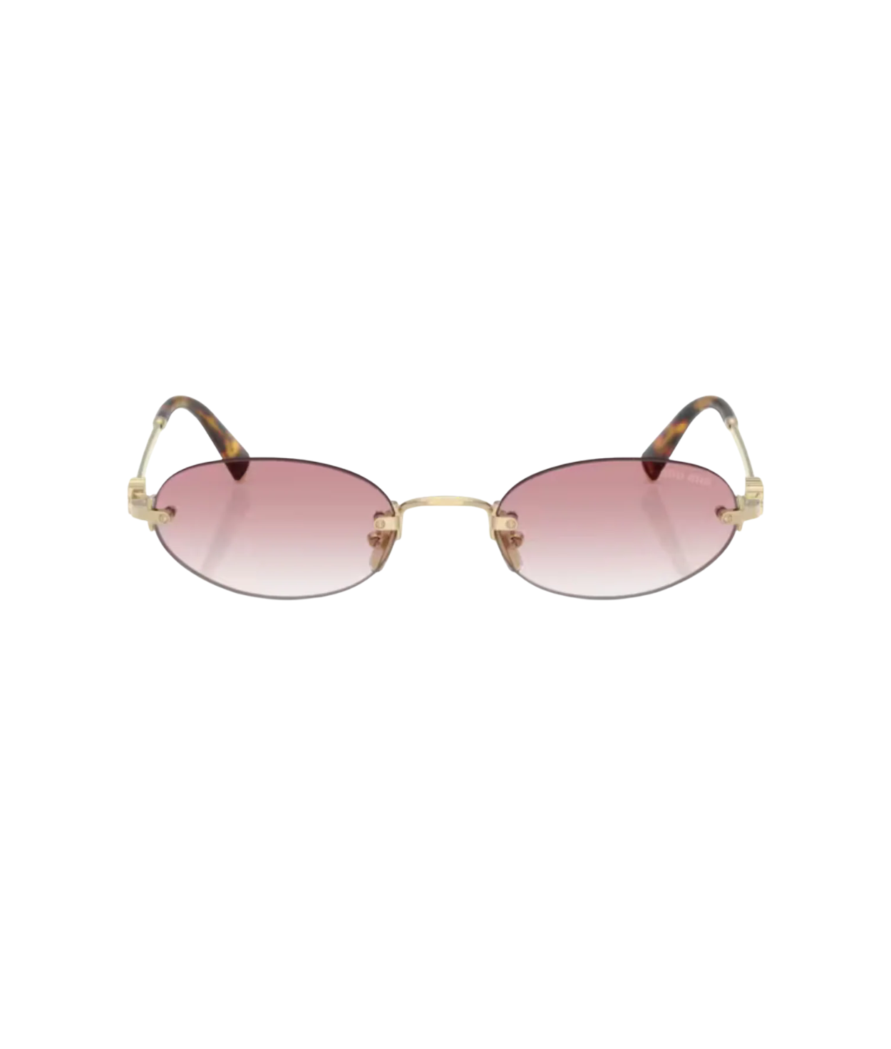 Pale gold-Clear gradient pink