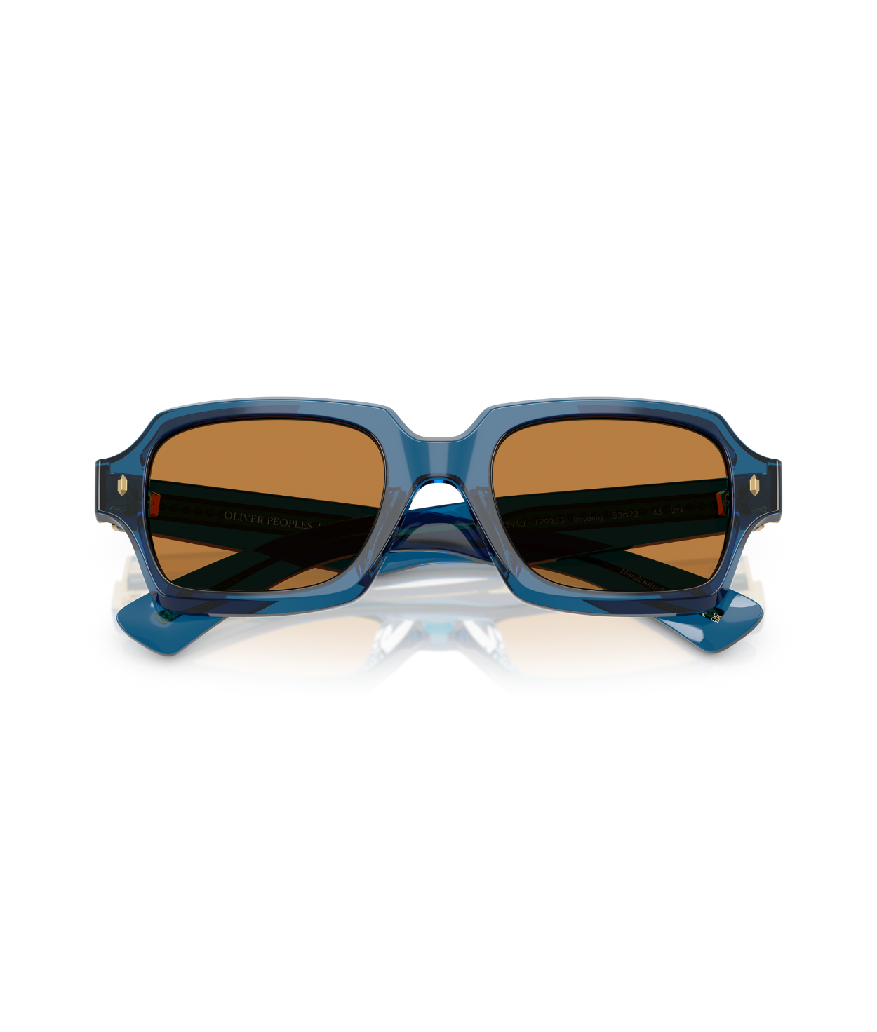 Translucent blue-Cognac
