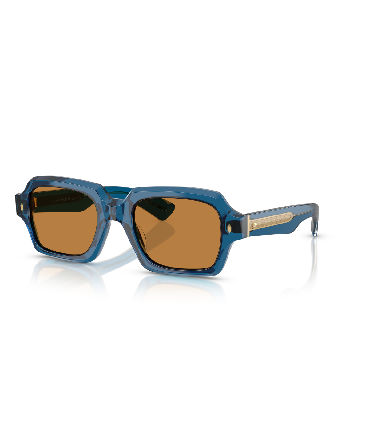 Translucent blue-Cognac
