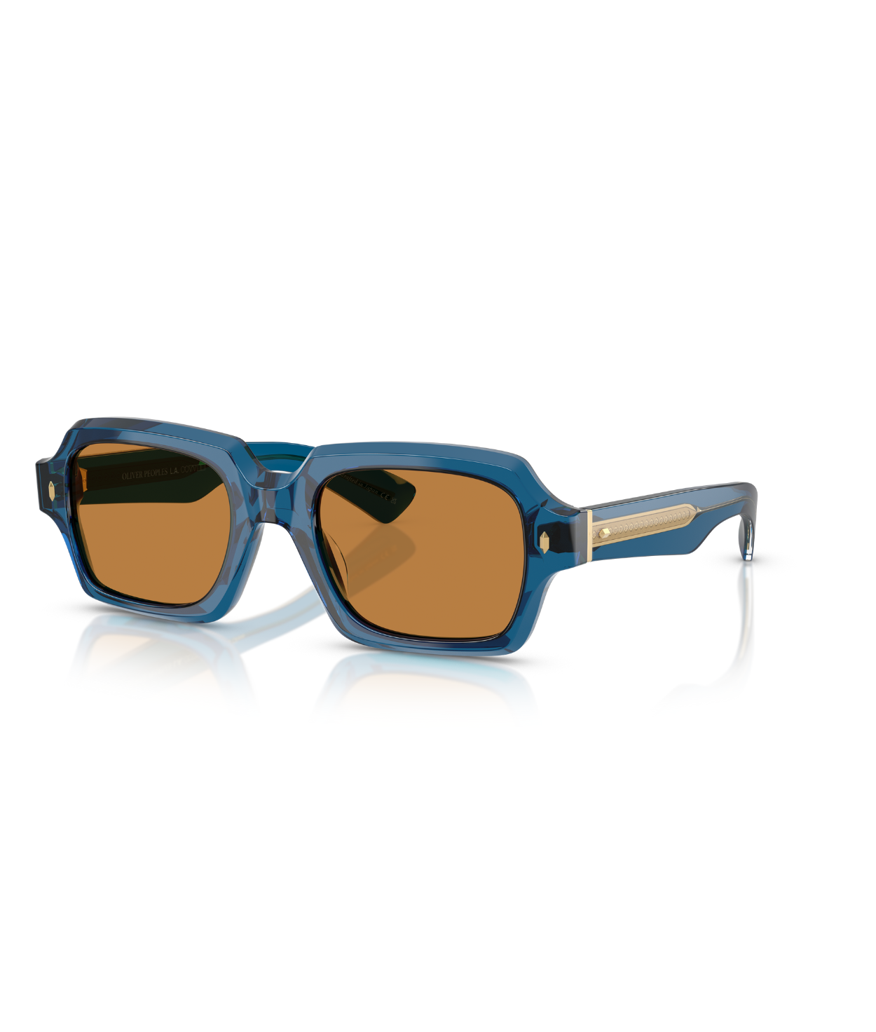 Translucent blue-Cognac