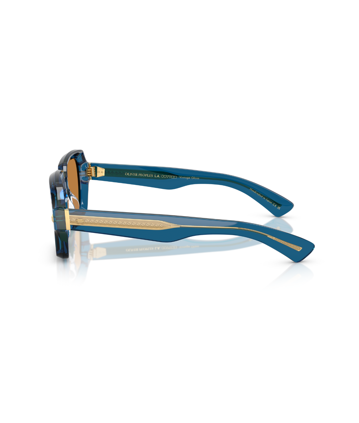 Translucent blue-Cognac