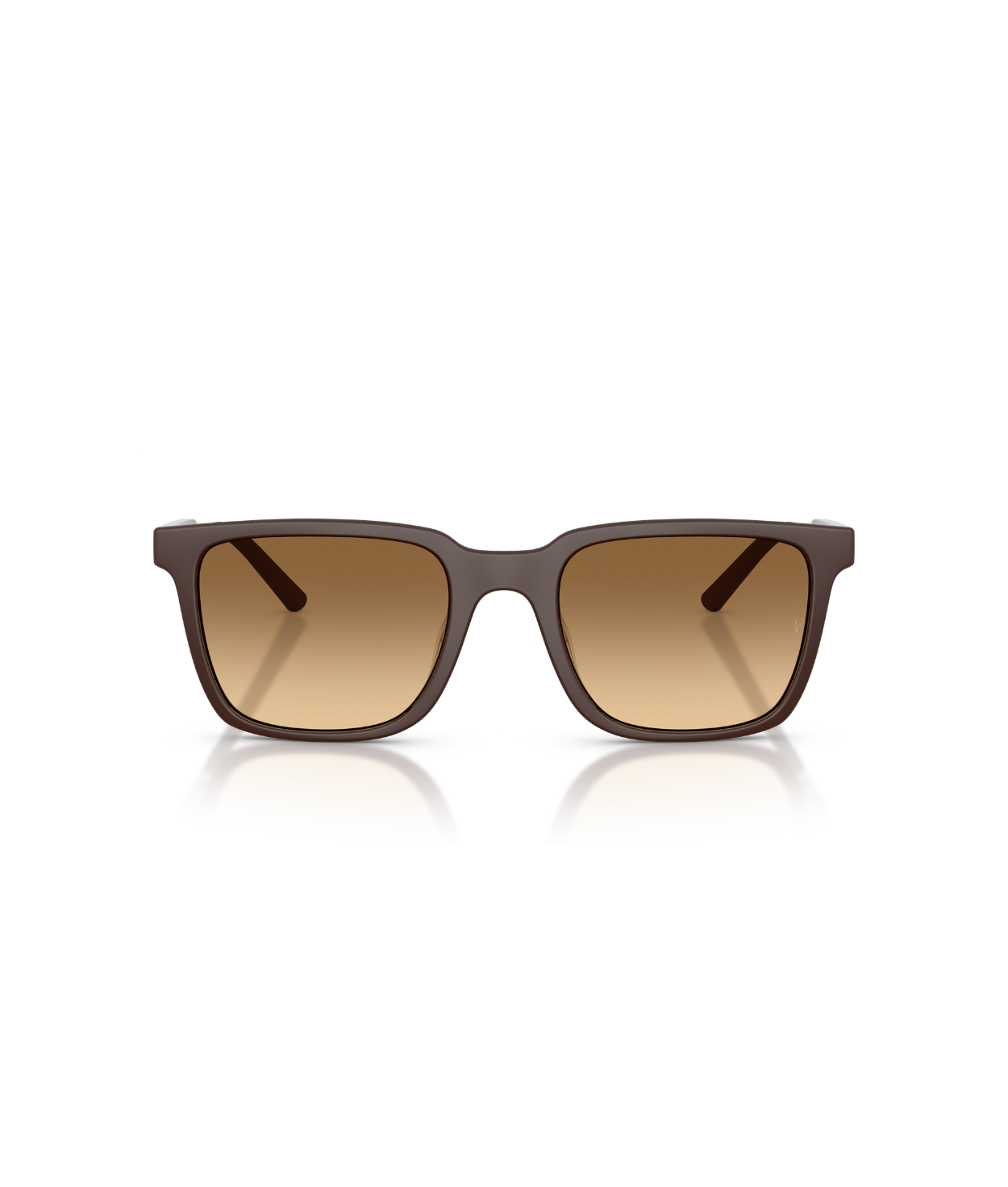 Semi-matte dark brown-Saddle gradient wash to dark