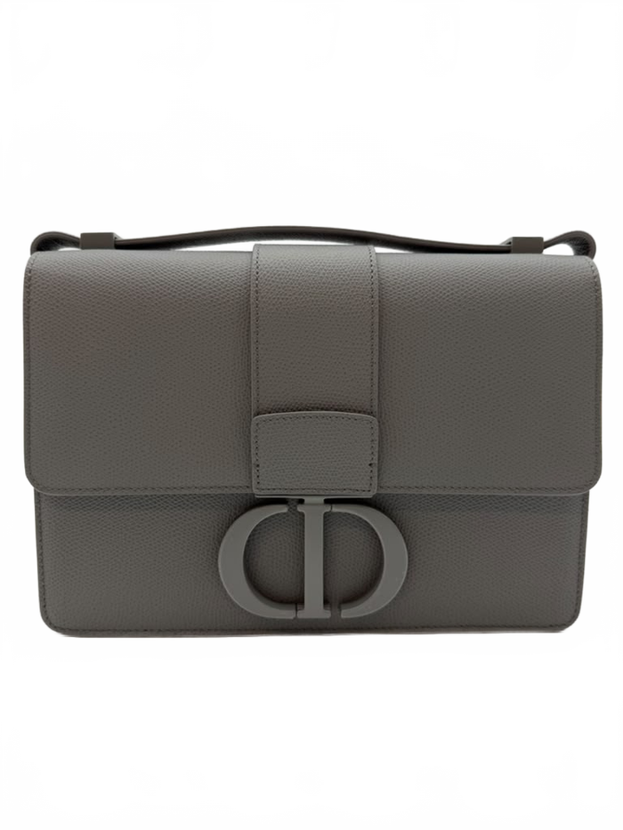 Christian Dior Montaigne Flap Bag Grey Matte